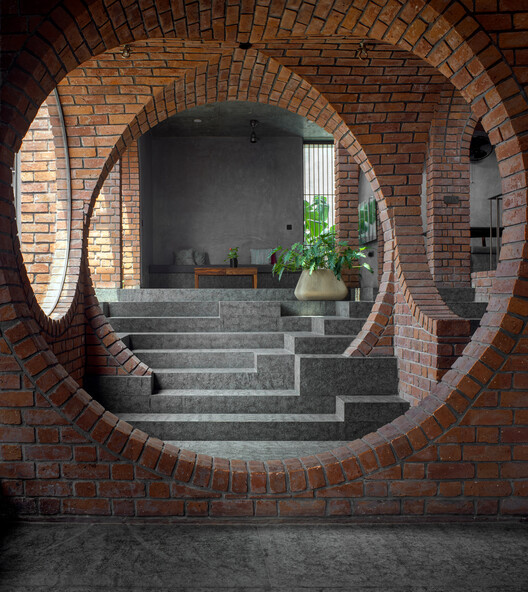 Rangmanch House / PMA madhushala Rangmanch House / PMA madhushala - Interior Photography, Brick, Arch