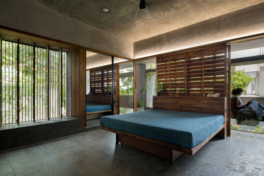 Rangmanch House / PMA madhushala Rangmanch House / PMA madhushala - Interior Photography, Bedroom, Wood, Bed