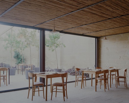 Masseria Caronte / Margine - Interior Photography, Dining room, Wood, Table, Chair