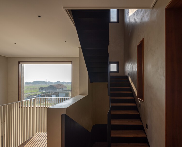 东院儿 / 本哲建筑 - 室内图, 楼梯, 木头, 具体的