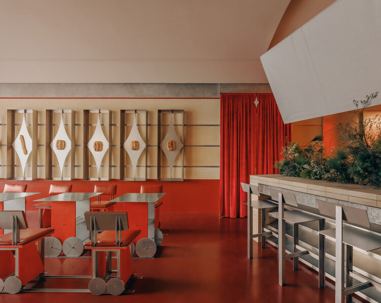 开场咖啡 Café On-Site / aptdotapt - 室内图, 灯, 椅子