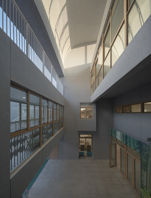 Kangsheng Road Education Complex / SEU-ARCH + ZRADI + UA GROUP - Interior Photography, Glass