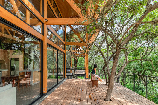House in the Woods / Espinoza Carvajal Arquitectos - Interior Photography, Wood, Beam