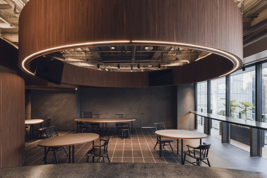 〇 Office / IGArchitects - Interior Photography, Dining room, Wood, Lighting, Chair