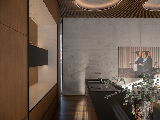 Kruonio Residence / Architectural Bureau G.Natkevicius & Partners - Interior Photography, Kitchen, Wood, Countertop, Chair