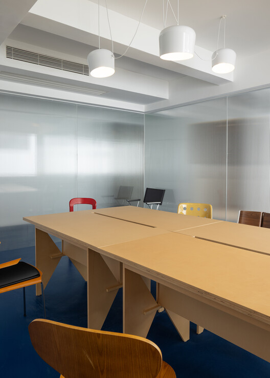 Heyi office / DPAA Design - Interior Photography, Kitchen, Chair, Table, Lighting, Glass