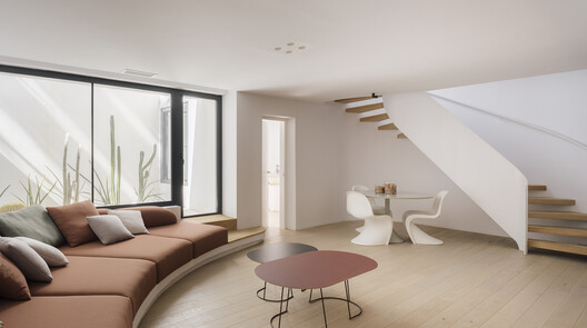 Casas Puerto Rey / tresunouno Casas Puerto Rey / tresunouno - Fotografía interior, Sala de estar, Madera, Sillones, Mesas, Sillas