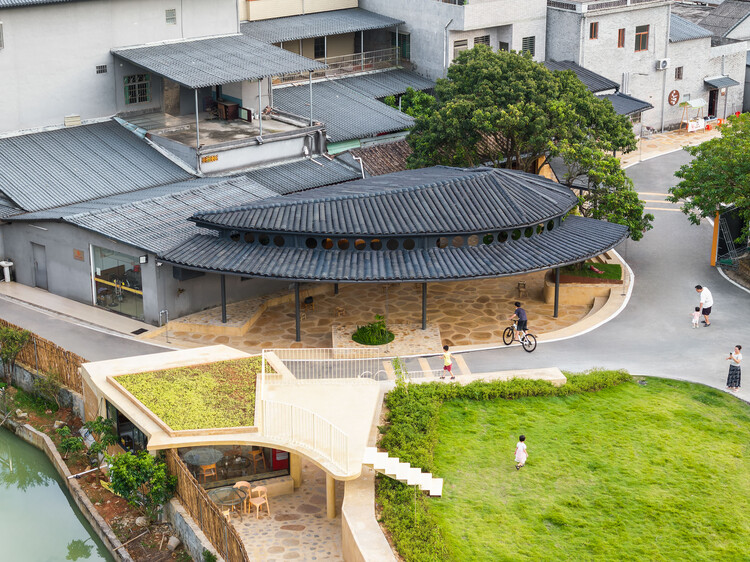 徐田驿市 / 多重建筑 - 建筑图, 庭院