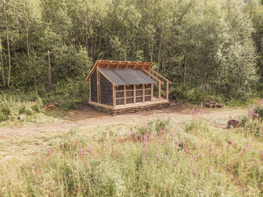 Fireplace Shelter - Gløde / MA/CO - Matières Communes - Exterior Photography, Wood