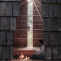 Fireplace Shelter - Gløde / MA/CO - Matières Communes - Exterior Photography, Hospitality Architecture
