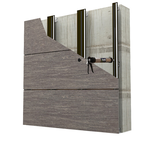 What is hidden behind ventilated facade panel installations? What is hidden behind ventilated facade panel installations? - Image 16 of 18