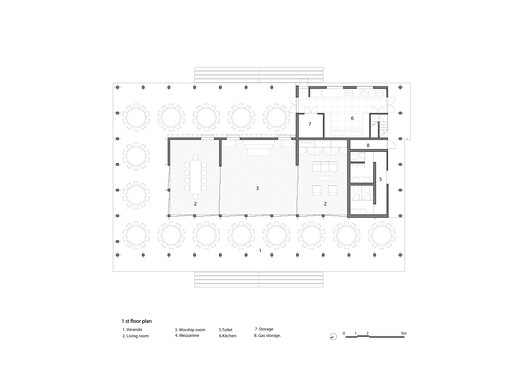 Ben Tre Buddhist Temple & Ancestral Hall / VTN Architects (Vo Trong Nghia Architects) - Image 13 of 17