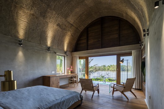 Ben Tre Bungalow  / VTN Architects (Vo Trong Nghia Architects) - Interior Photography, Bedroom, Chair