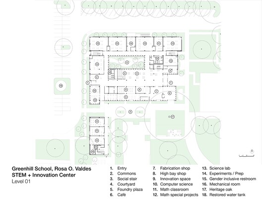 Greenhill School - Rosa O. Valdes STEM and Innovation Center / Bohlin Cywinski Jackson Greenhill School - Rosa O. Valdes STEM and Innovation Center / Bohlin Cywinski Jackson - Image 22 of 24