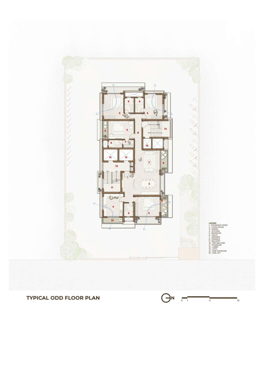 Cielo Apartment / Sanjay Puri Architects Cielo Apartment / Sanjay Puri Architects - Image 18 of 22