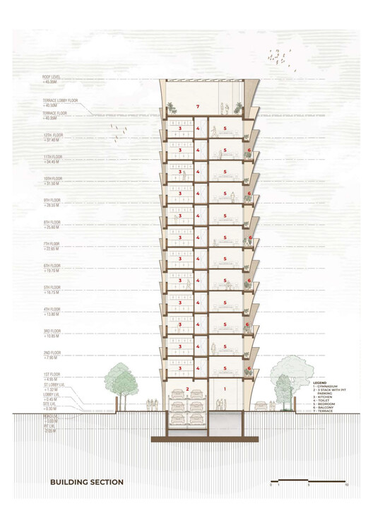Cielo Apartment / Sanjay Puri Architects Cielo Apartment / Sanjay Puri Architects - Image 20 of 22