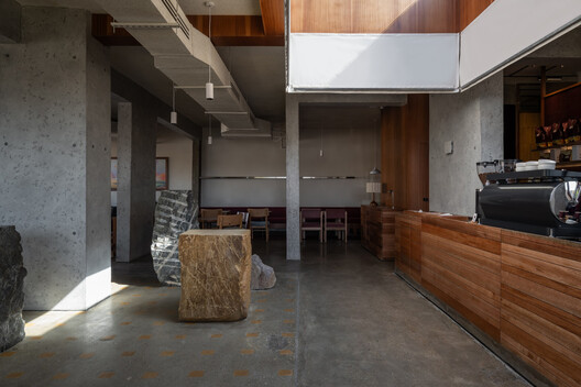 Peacock Hail Cafe / movs studio - Interior Photography, Kitchen, Wood