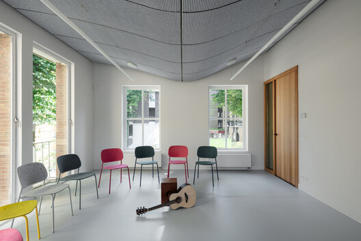 Muziekwerf Rehearsal and Concert Venue / Powerhouse Company - Interior Photography, Chair