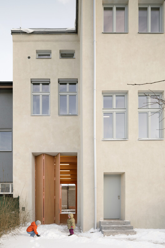Library in Červený Kostelec / Papundekl Architects - Interior Photography, Concrete