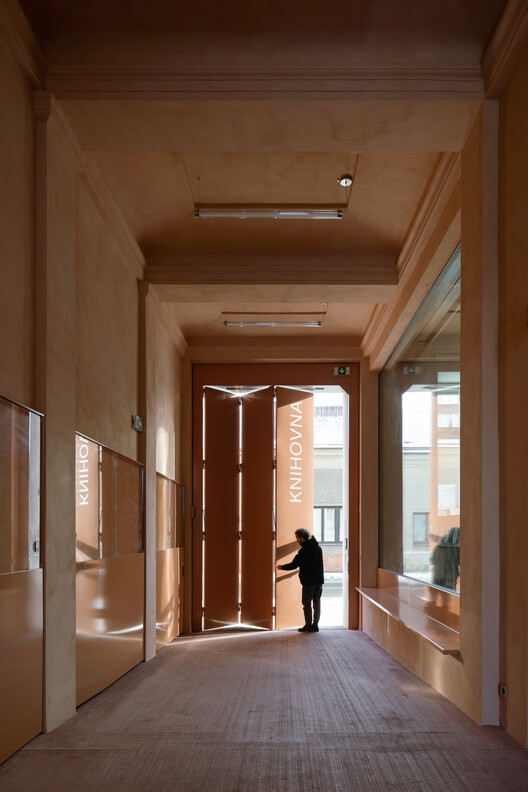 Library in Červený Kostelec / Papundekl Architects - Interior Photography, Wood, Column