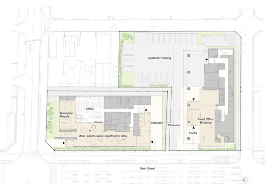 Hamamatsu Iwata Shinkin Bank Head Office and Main Branch / Nikken Sekkei - Image 18 of 28