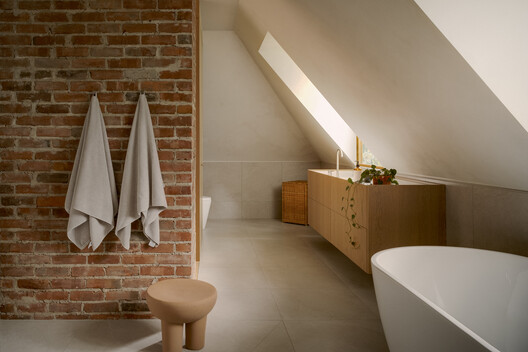 From the Shore Residence / MAJ - Mise à Jour - Interior Photography, Bathroom, Wood, Sink, Bathtub, Toilet