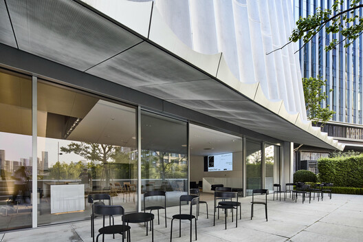 Hangzhou Empathy Museum / TAOA - Interior Photography, Dining room, Glass