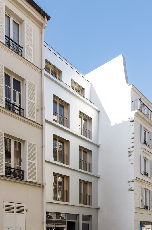 Parking Lot into Social Housing Residence / NZI Architectes - Exterior Photography, Facade, Balcony