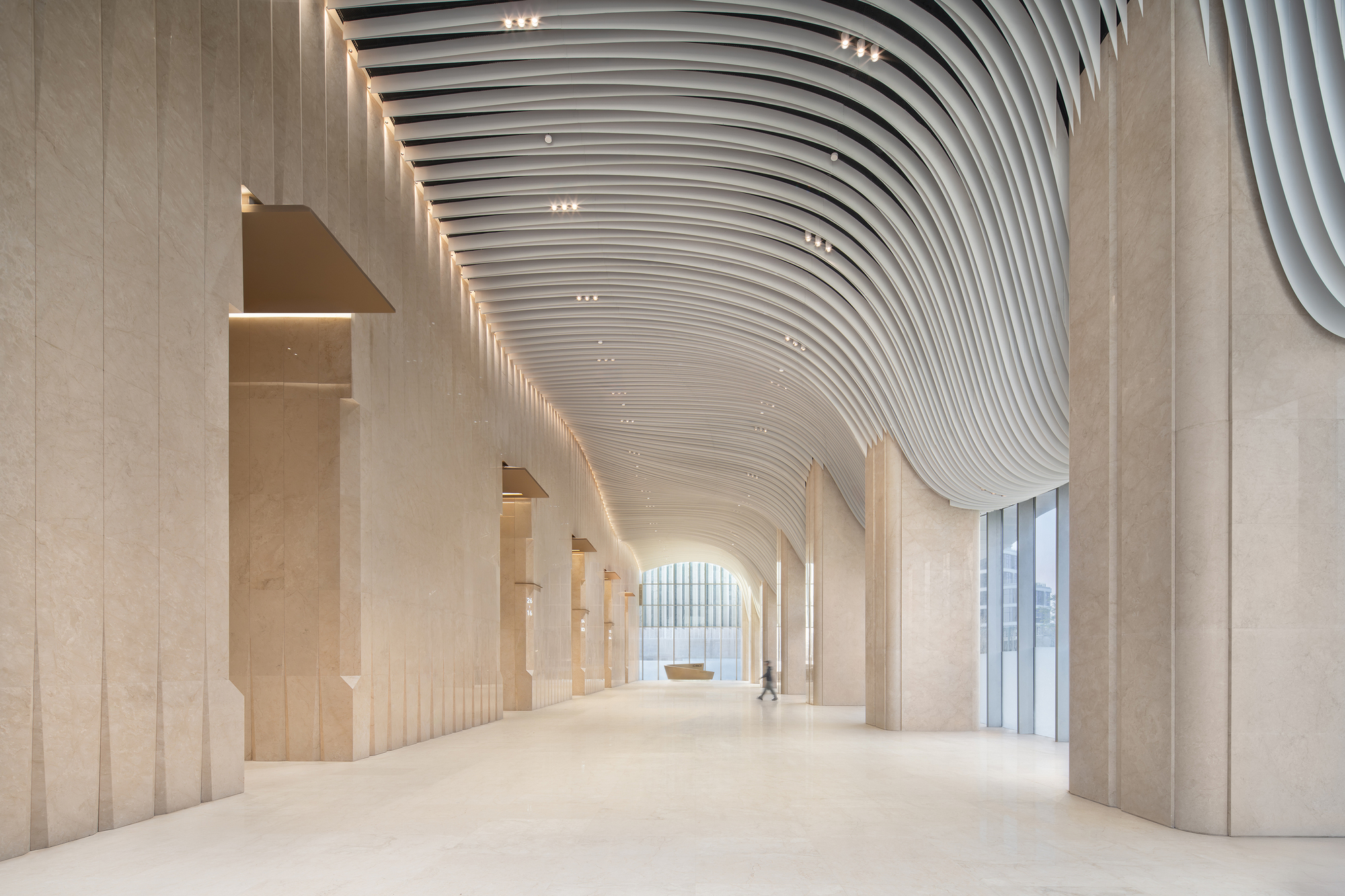
        Guangzhou Baiyun (Tangxi) Station East Plot – Twin Towers Interior / DuShe Architectural Design
      