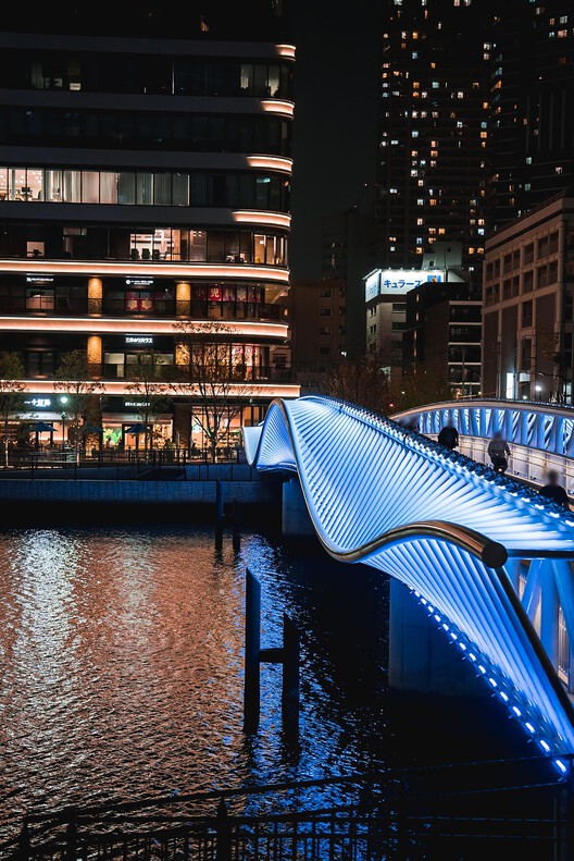 Reimei Kobashi Pedestrian Bridge / Hoshino Architects - Exterior Photography