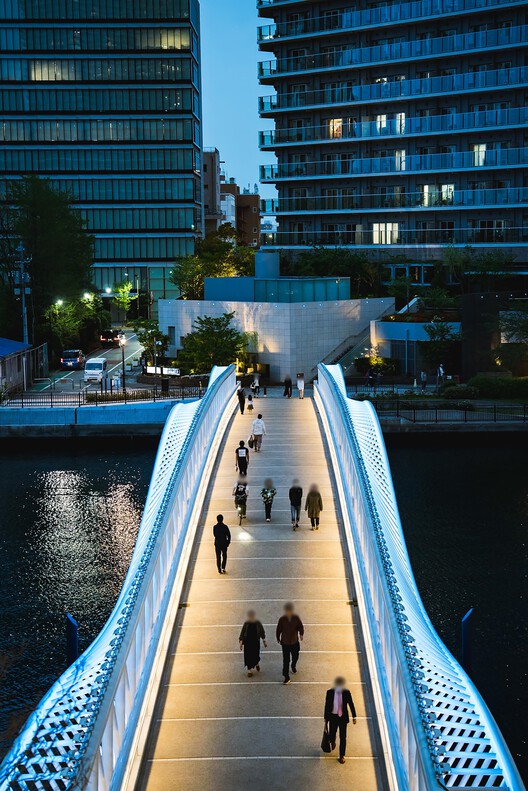 Reimei Kobashi Pedestrian Bridge / Hoshino Architects - Exterior Photography