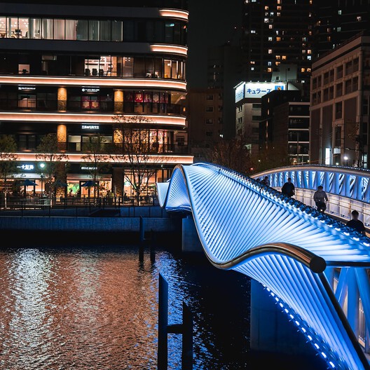 Reimei Kobashi Pedestrian Bridge / Hoshino Architects - Exterior Photography