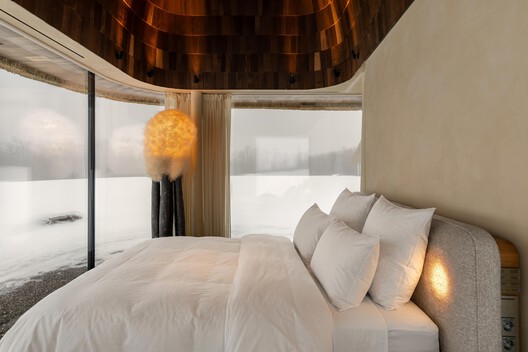 Under the Reed Roof Guesthouses / YOD Group - Interior Photography, Bedroom, Bed