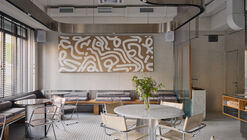 Cafeteria Atmospheric Urban Cafe / SNOB Architects