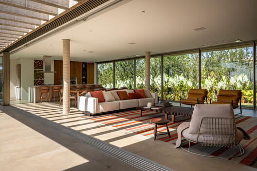 Swing House / lb+mr - Interior Photography, Living Room, Wood, Chair, Table