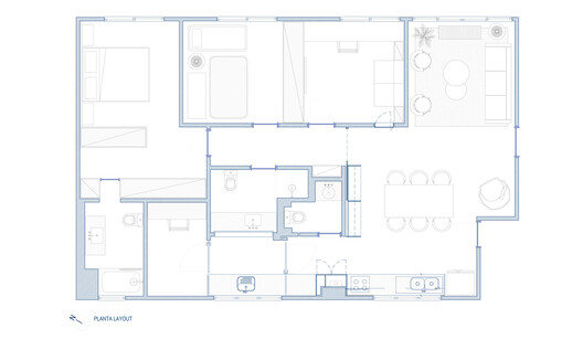 Apartamento Morgado de Mateus / Guido Otero Arquitetura + Gabriel César Arquitetura Apartamento Morgado de Mateus / Guido Otero Arquitetura + Gabriel César Arquitetura - Imagen 22 de 24