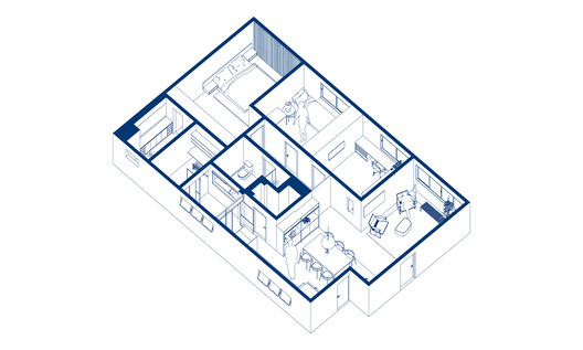 Apartamento Morgado de Mateus / Guido Otero Arquitetura + Gabriel César Arquitetura Apartamento Morgado de Mateus / Guido Otero Arquitetura + Gabriel César Arquitetura - Imagen 23 de 24
