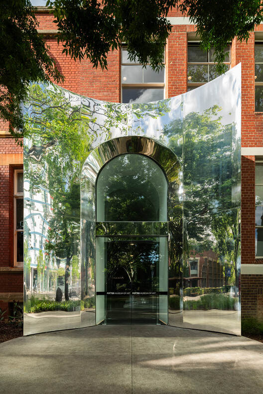 Potter Museum of Art / Wood Marsh - Exterior Photography, Arch, Glass
