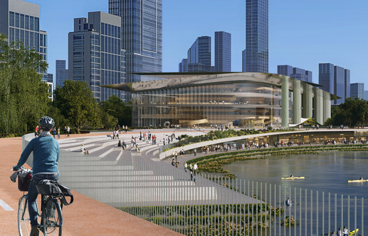 Zaha Hadid Architects Designs Cultural District Along the Qiantang Bay Central Water Axis in Hangzhou, China - Image 4 of 7