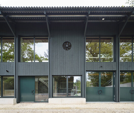 House with Crane and Fan / Alex Lehnerer Architekten - Interior Photography