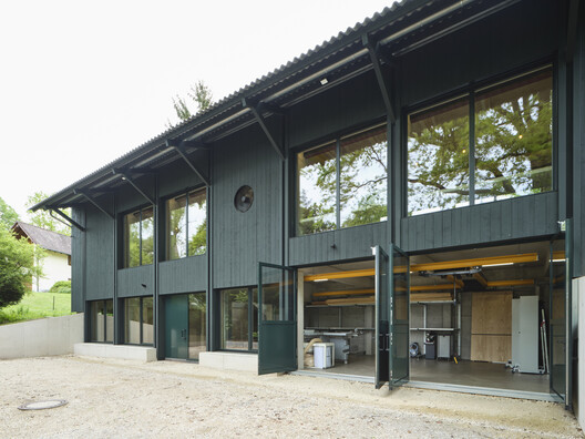 House with Crane and Fan / Alex Lehnerer Architekten - Exterior Photography, Wood