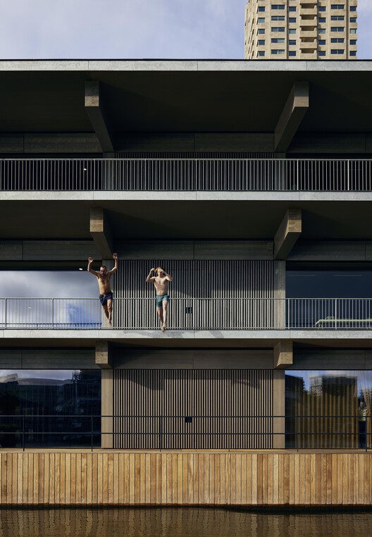 Floating Office Rotterdam / Powerhouse Company - Exterior Photography, Balcony