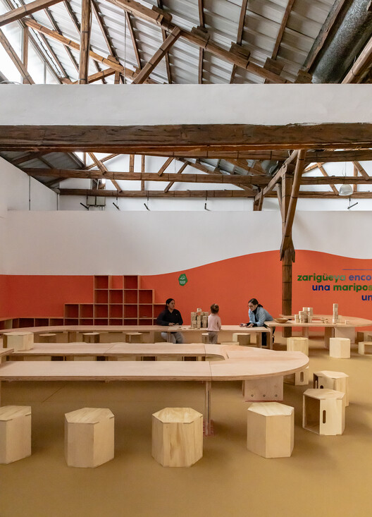 Awawa Interactive Science Museum / Morphism - Interior Photography, Dining room, Wood, Beam