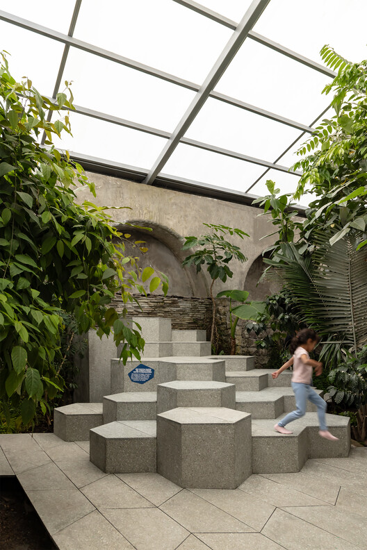 Awawa Interactive Science Museum / Morphism - Exterior Photography, Stairs, Garden
