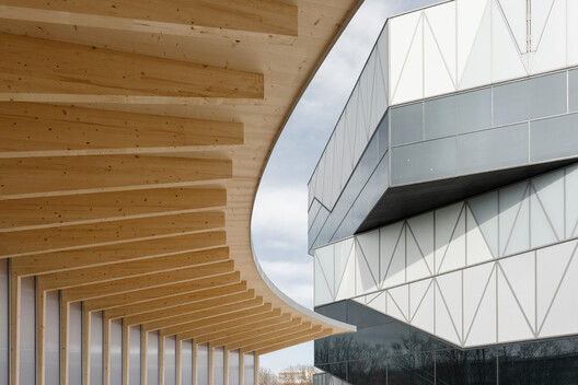 sauerbruch hutton Exhibition in Paris Explores the Technical and Atmospheric Potential of Wood - Image 6 of 7