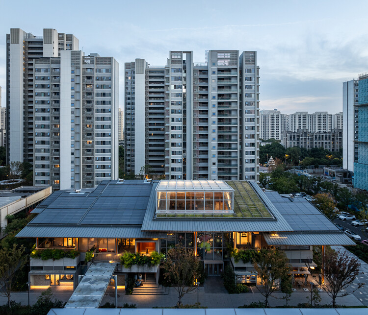  嘉定万科未来城市春熙集和鼓浪馆 / 致正建筑工作室 - 建筑图, 庭院