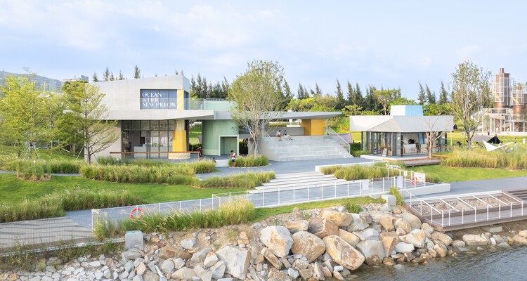 Nerve Lab. Experimental Sports Support Buildings on Double Happiness Island / Studio 10 - Exterior Photography, Recreation & Training