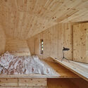 Forestone Cabin / IAAC - Fotografía interior, Cabañas & Lodges, Dormitorio, Fijación Vigas