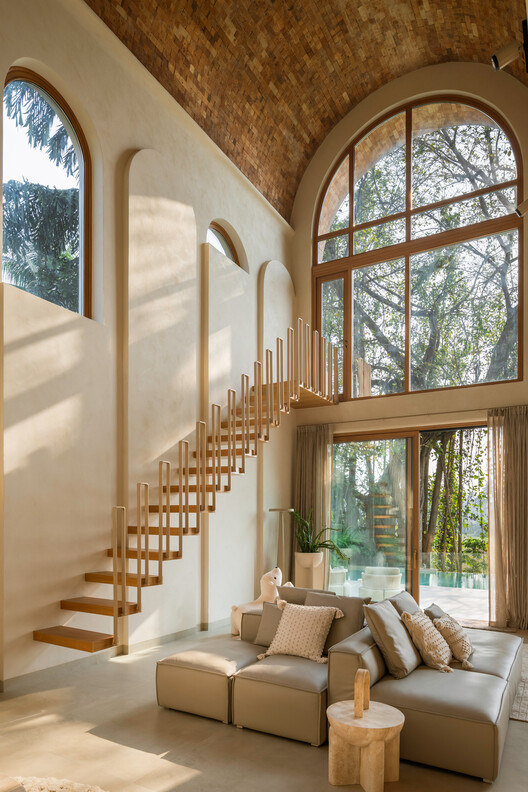 House of Tao / SAV Architecture + Design - Interior Photography, Wood, Stairs, Lighting, Handrail