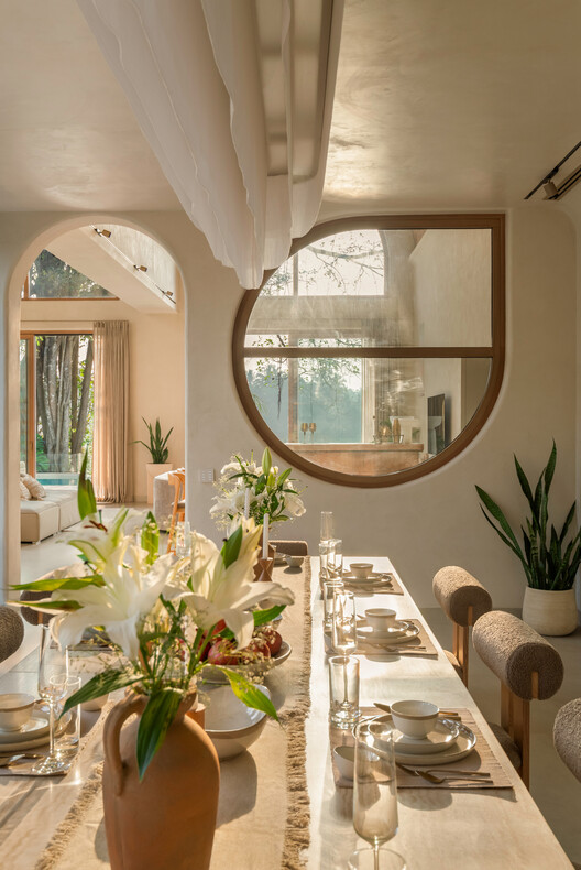 House of Tao / SAV Architecture + Design - Interior Photography, Dining room, Wood, Table, Lighting, Chair